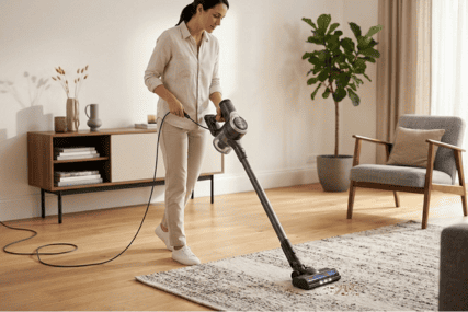 Aspirateur balai filaire puissant charbon