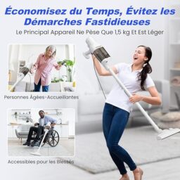 Image du fabricant 2 du HOPVISION Aspirateur Balai Puissant