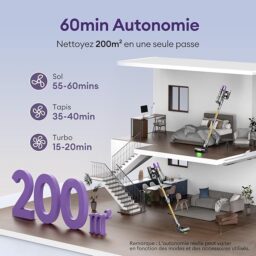 Image du fabricant 2 du Ultenic Aspirateur Balai sans Fil