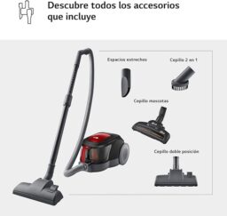 Image du fabricant 3 du LG VC5506NHTCR Aspirateur rouge