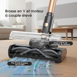 Image du fabricant 3 du Lubluelu Aspirateur Balai Doré
