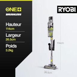 Image du fabricant 3 du RYOBI Aspirateur Balai Brushless 18V