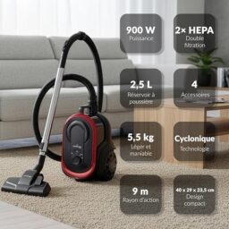 Image du fabricant 4 du Lehmann Aspirateur Sans Sac Compact