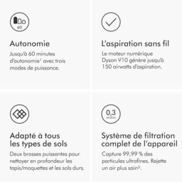 Image du fabricant 5 du Dyson Cyclone V10 Absolute aspirateur