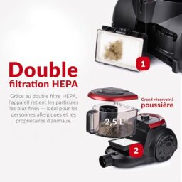 Image du fabricant 5 du Lehmann Aspirateur Sans Sac Compact