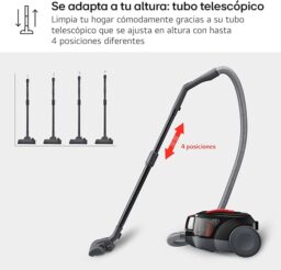 Image du fabricant 5 du LG VC5506NHTCR Aspirateur rouge