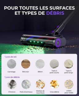 Image du fabricant 5 du Redkey P9 Pro Aspirateur Balai