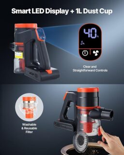 Image du fabricant 5 du VEVOR Aspirateur Balai sans Fil