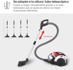 Image du fabricant 6 du Aspirapolvere LG VK8506NHAG Rosso