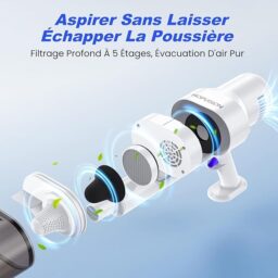 Image du fabricant 7 du HOPVISION Aspirateur Balai Puissant