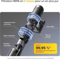Image du fabricant 7 du Roborock H60 Ultra aspirateur balai