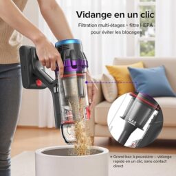 Image du fabricant 8 du Lubluelu Aspirateur sans Fil G10