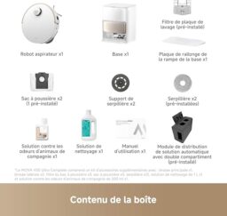 Image du fabricant 10 du Mova V50 Ultra robot aspirateur blanc