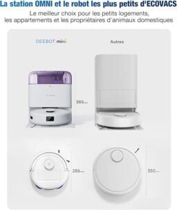 Image du fabricant 2 du ECOVACS DEEBOT Mini Aspirateur Laveur