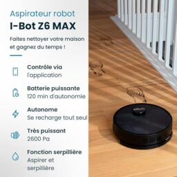 Image du fabricant 2 du EZICLEAN Robot aspirateur I-Bot Z6 Max