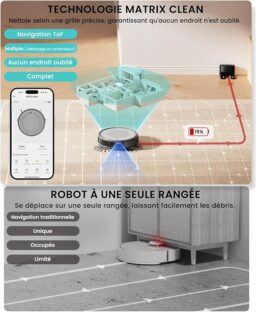 Image du fabricant 2 du Lefant Aspirateur Robot M310 Ultra