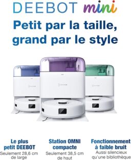Image du fabricant 3 du ECOVACS DEEBOT Mini Aspirateur Laveur