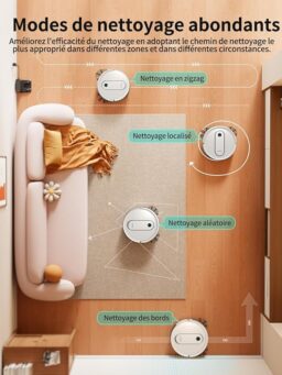 Image du fabricant 4 du Airzeen Aspirateur Robot compact