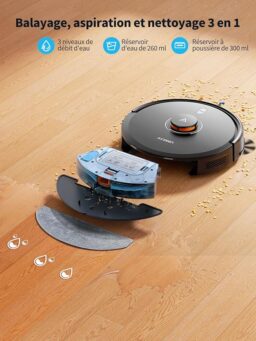 Image du fabricant 4 du Airzeen Aspirateur Robot Q10 Pro