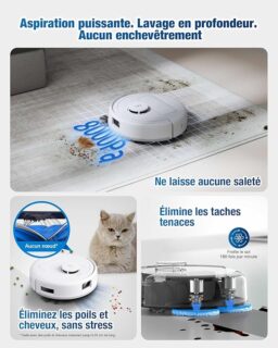Image du fabricant 5 du ECOVACS DEEBOT Mini Aspirateur Laveur
