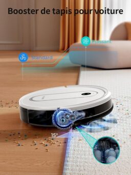Image du fabricant 6 du Airzeen Aspirateur Robot compact