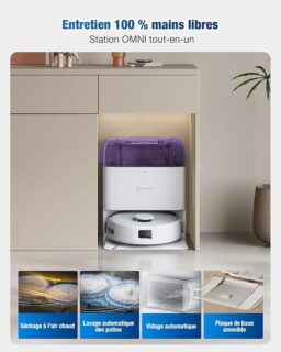 Image du fabricant 6 du ECOVACS DEEBOT Mini Aspirateur Laveur