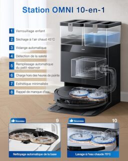 Image du fabricant 6 du ECOVACS T50 Omni GEN2 aspirateur robot