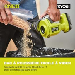 Image du fabricant 6 du RYOBI Aspirateur à main RHV18-0