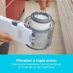 Image du fabricant 7 du BLACK+DECKER Aspirateur main filaire