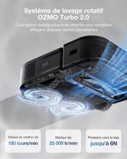 Image du fabricant 7 du ECOVACS X2 Combo aspirateur robot