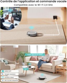 Image du fabricant 7 du Lefant Aspirateur Robot M310 Ultra