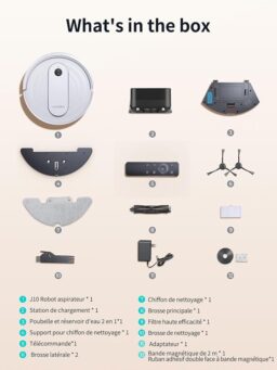 Image du fabricant 8 du Airzeen Aspirateur Robot compact