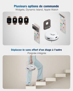 Image du fabricant 8 du ECOVACS DEEBOT Mini Aspirateur Laveur