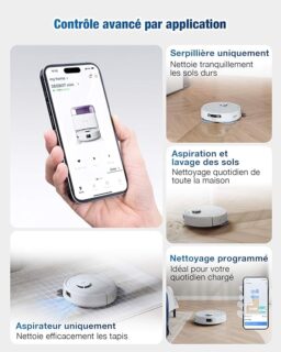 Image du fabricant 9 du ECOVACS DEEBOT Mini Aspirateur Laveur