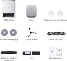 Image du fabricant 9 du ECOVACS DEEBOT X2 Omni blanc