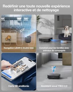 Image du fabricant 9 du ECOVACS X2 Combo aspirateur robot